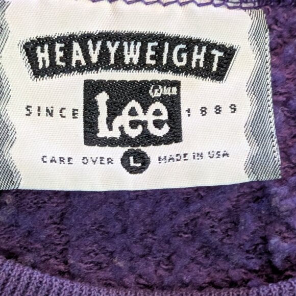 Vintage Lees Heavyweight Ocean Grafiks Boston Crewneck Made in USA - Size L - Picture 3 of 4
